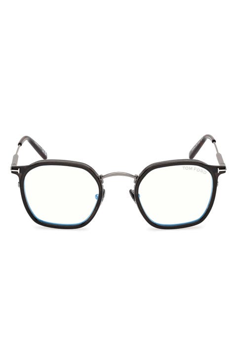 50mm Round Blue Light Blocking Glasses
