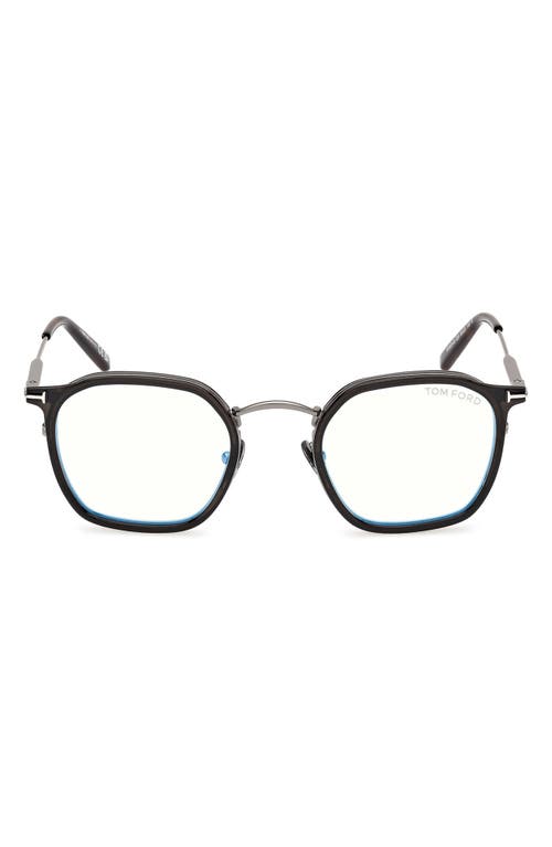 Tom Ford 50mm Round Blue Light Blocking Glasses