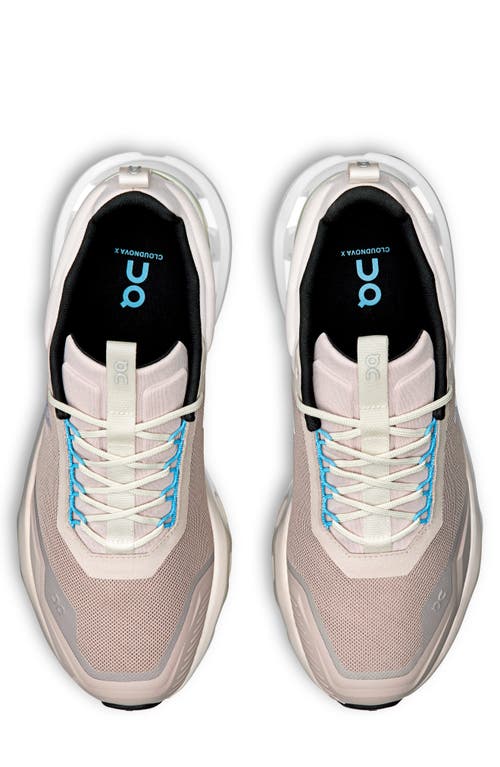 On Cloudnova X Training Sneaker In Desert/niagara