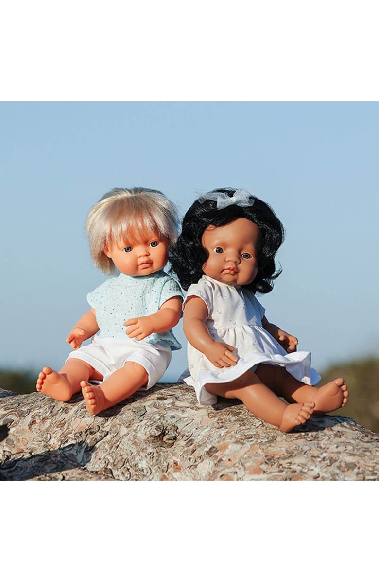 Miniland Baby Doll Hispanic Girl 15'' (Box) - My Friends & Me, Alternate, color, Dark Skin