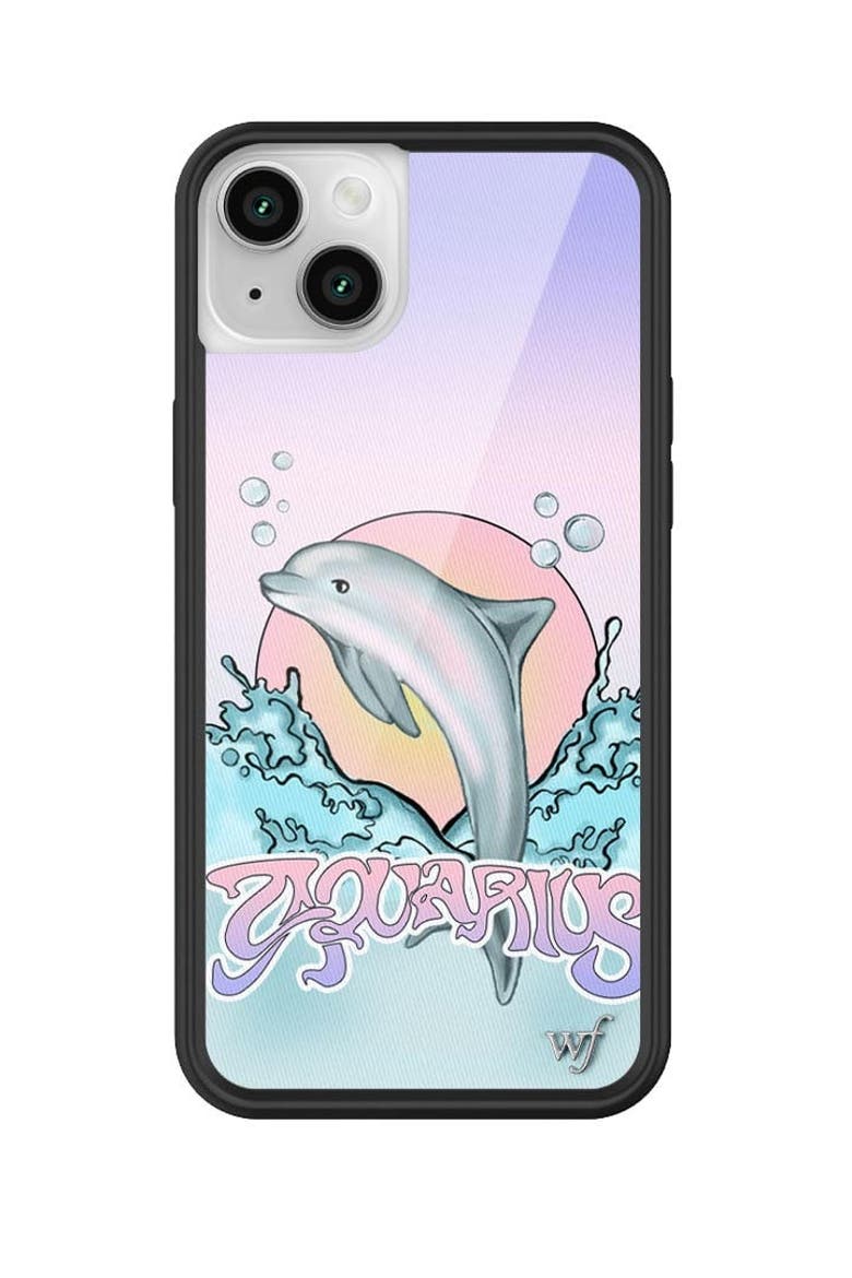 Aquarius iPhone Case, Alternate, color, Blue