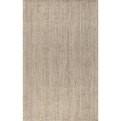 Jonathan Y Pata Hand Woven Chunky Jute Area Rug In Light Ivory