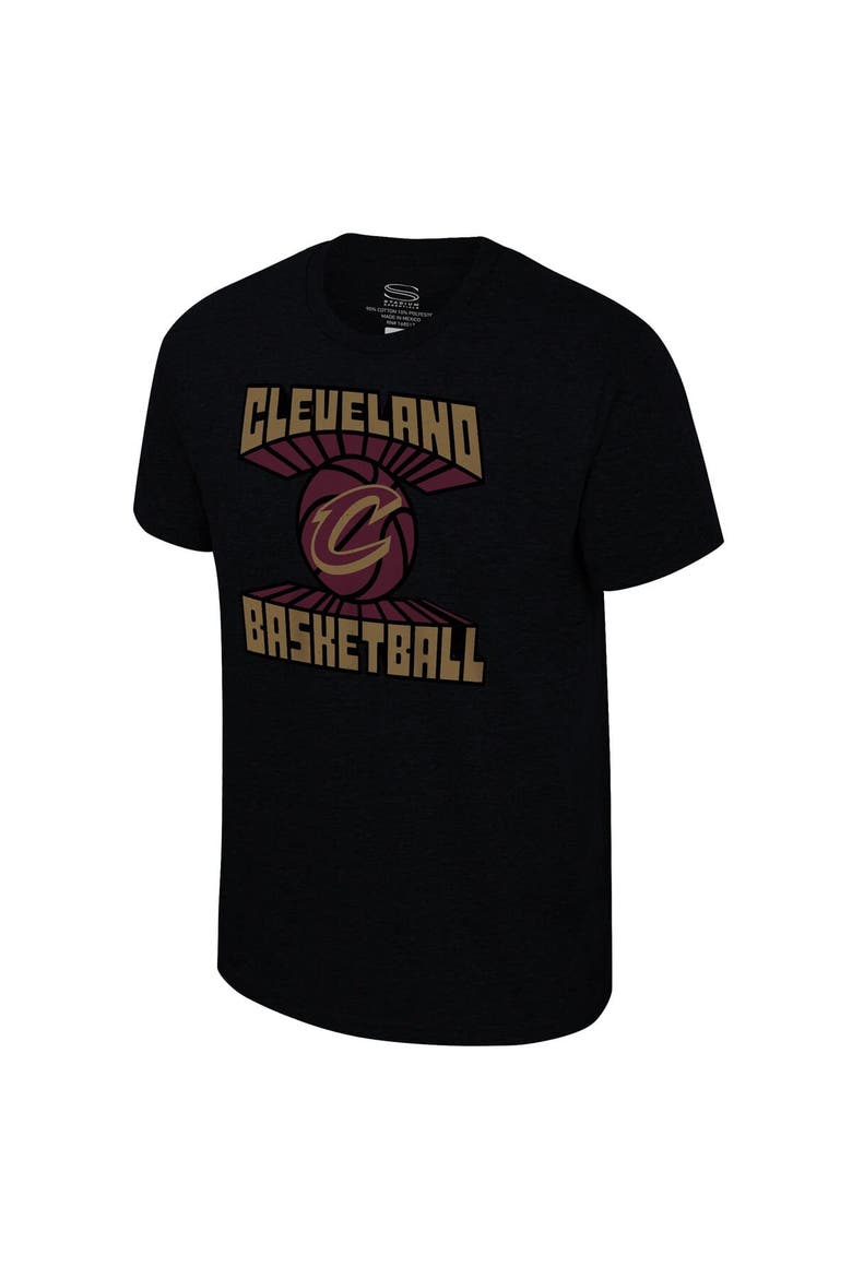 Unisex Stadium Essentials  Black Cleveland Cavaliers Club Time Tri-Blend T-Shirt, Alternate, color, Black
