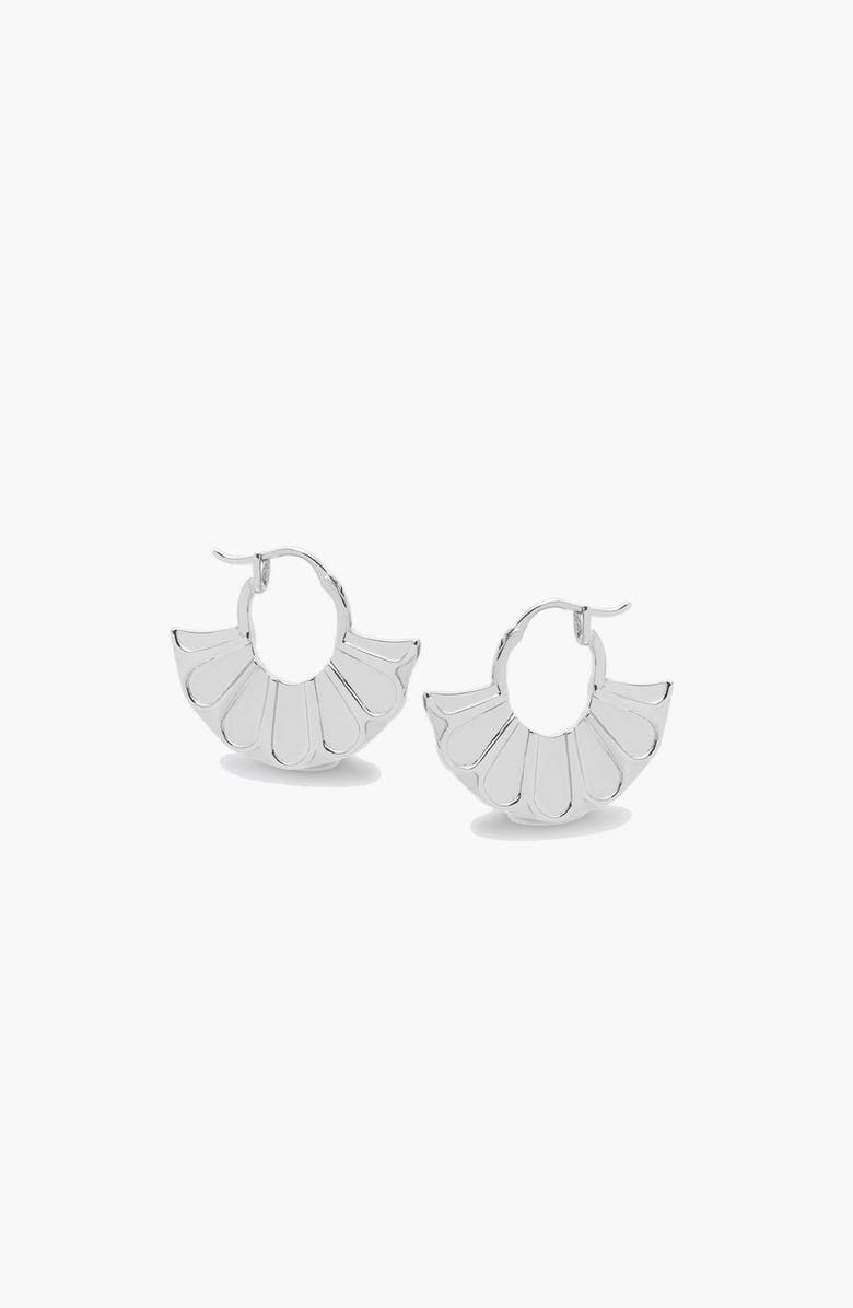 YOJ Tali Hoops in Silver, Alternate, color, Silver