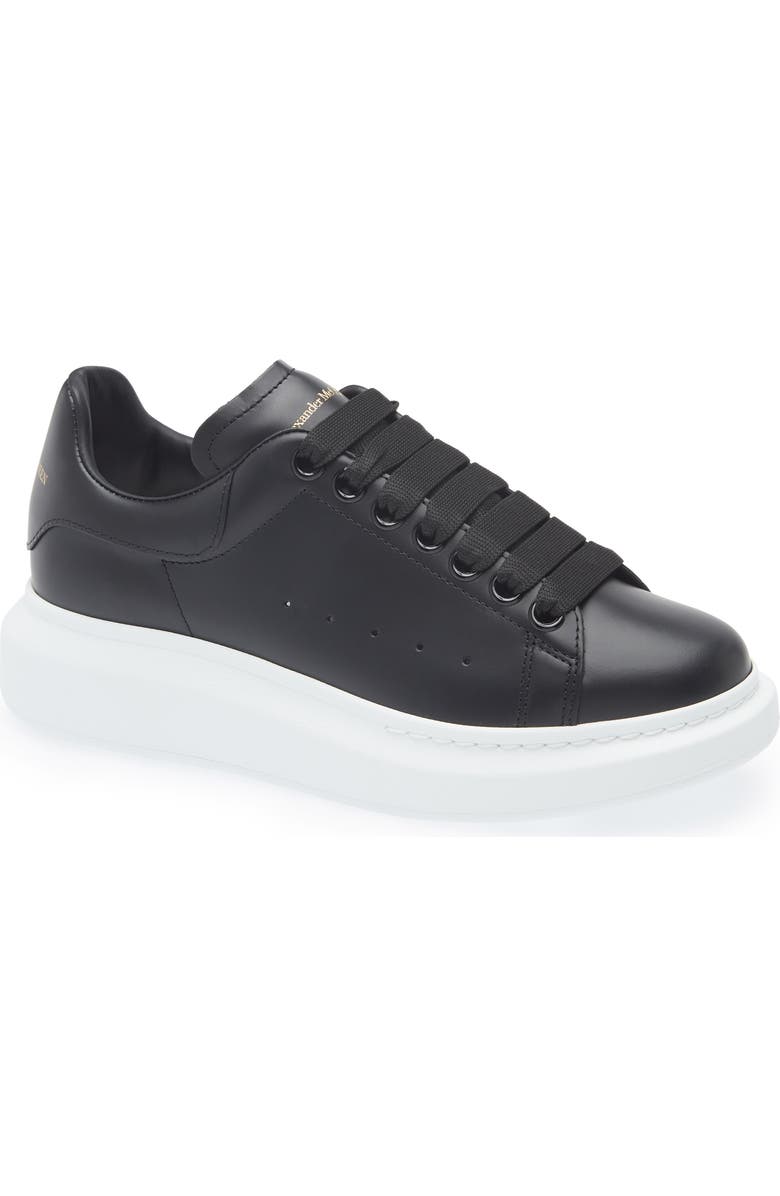 McQueen Oversize Sneaker, Main, color, Black