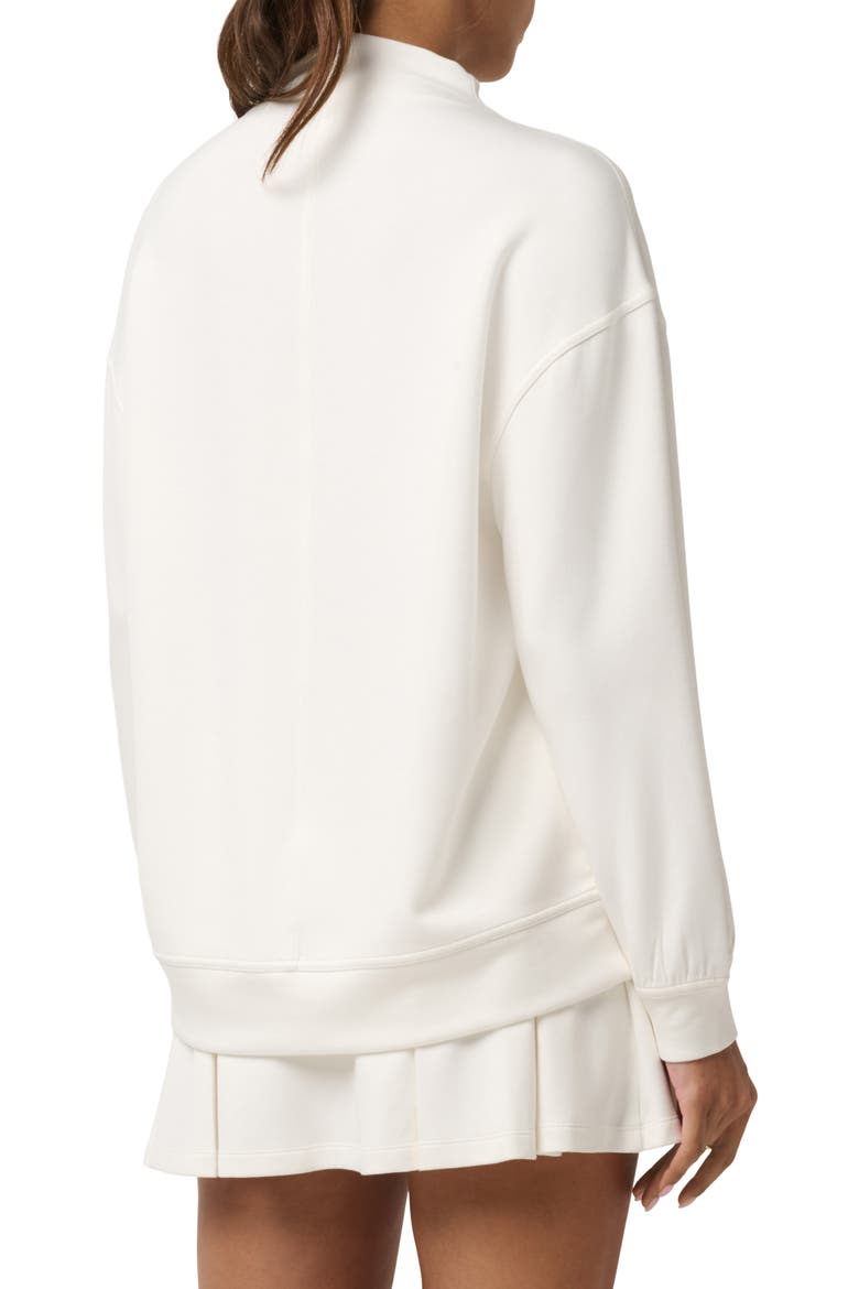 Skyloft Soft Funnel Neck Sweatshirt, Alternate, color, SNOW WHITE