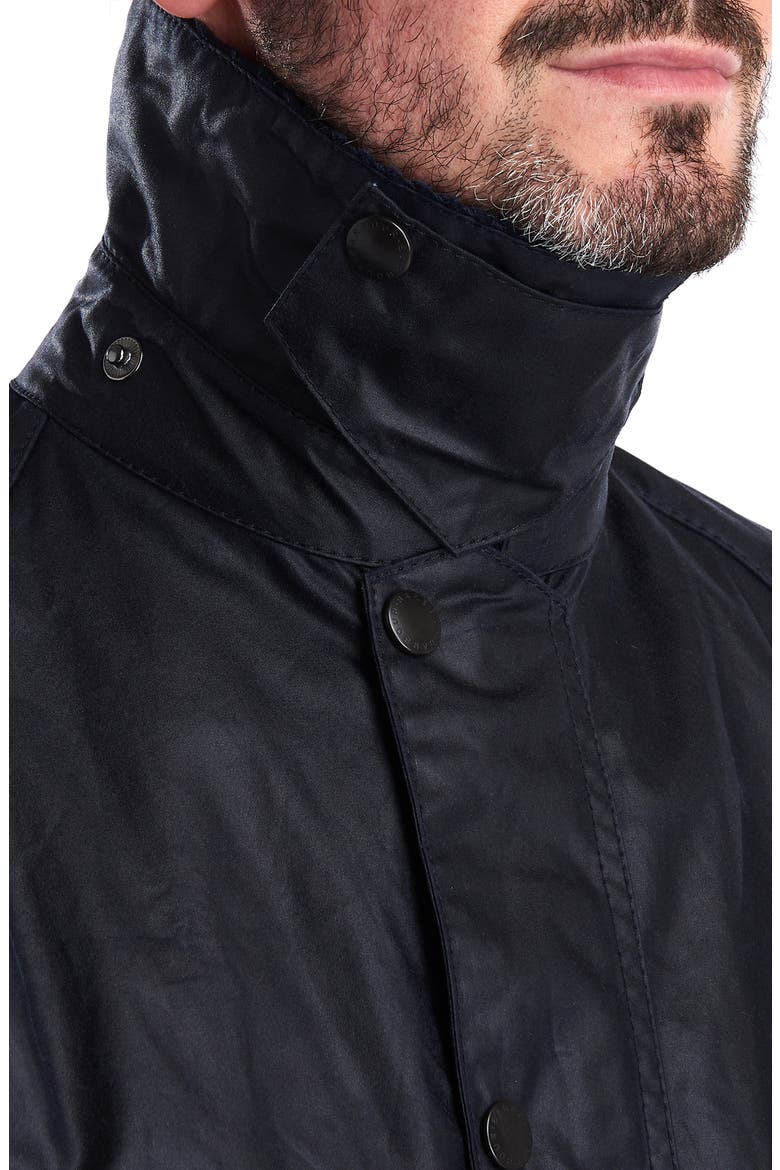 Bedale Water Resistant Waxed Cotton Jacket, Alternate, color, NAVY