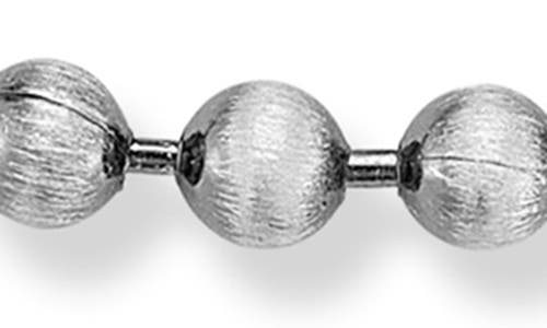 Yield Of Men Oxidized 3mm Ball Chain Bracelet In Silver