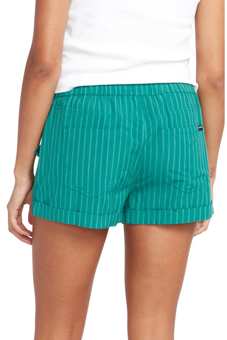 Sunday Strut Drawstring Shorts, Alternate, color, JADE