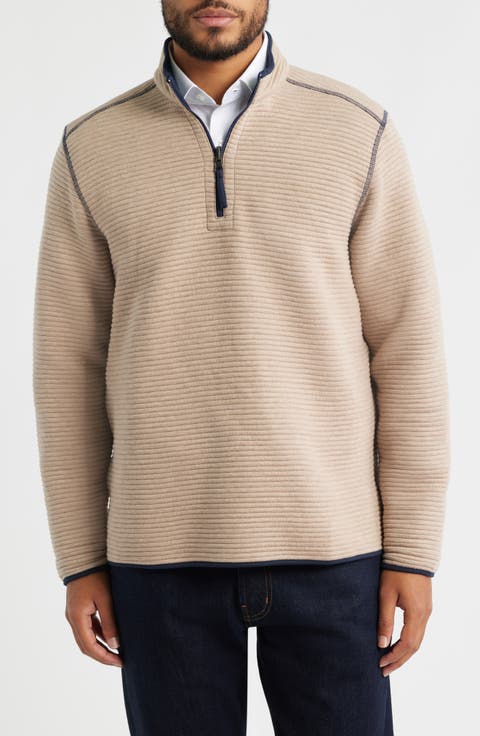 Reversible Quilted Quarter Zip Pullover