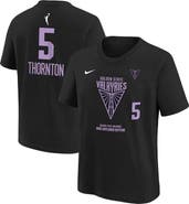 Nike Youth Nike Kayla Thornton Black Golden State Valkyries Explorer Edition Player Name & Number T-Shirt