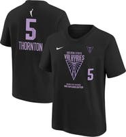 Nike Youth Nike Kayla Thornton Black Golden State Valkyries Explorer Edition Player Name & Number T-Shirt