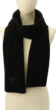 AllSaints Heart Logo Scarf