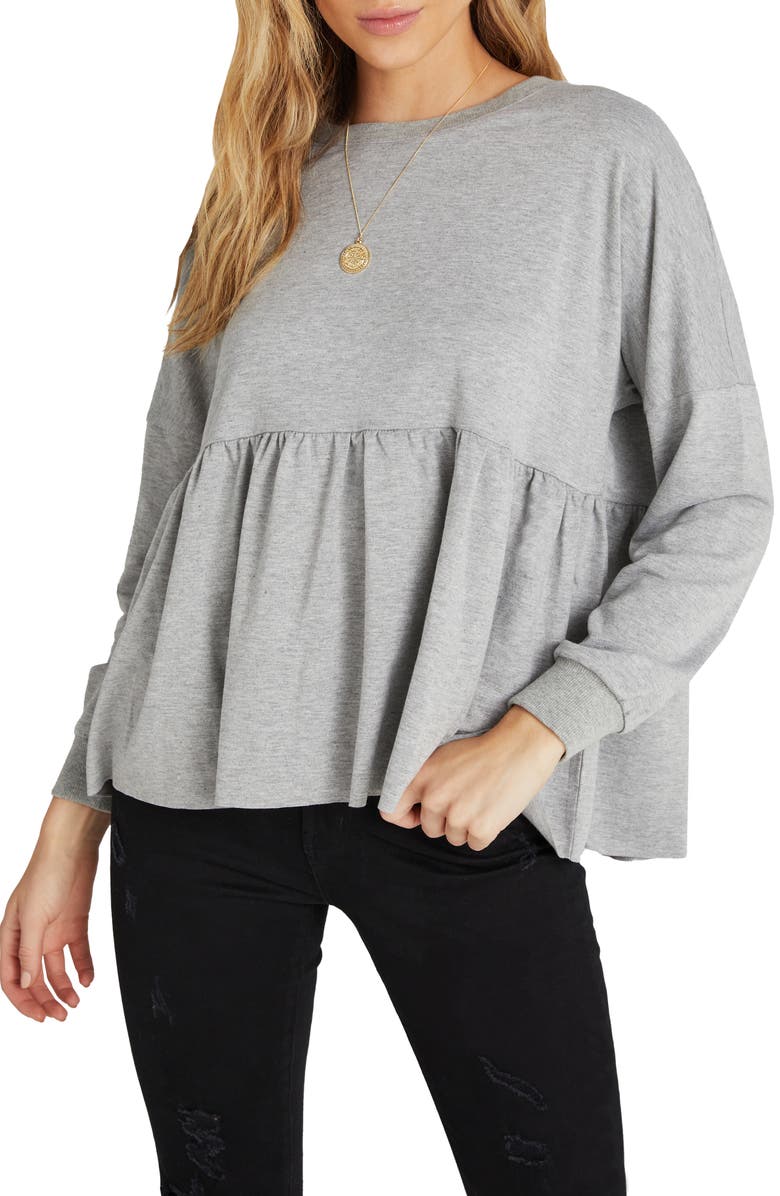 VICI Collection Babydoll Long Sleeve Knit Top, Main, color, 
