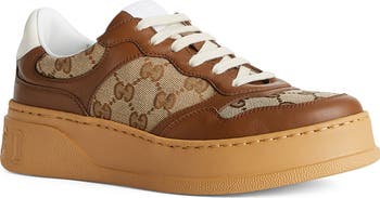 VIP SALE!!Gucciグッチ♪CHUNKY B GUCCI CHUNKY B perforated leather sneakers | NET-A-PORTER