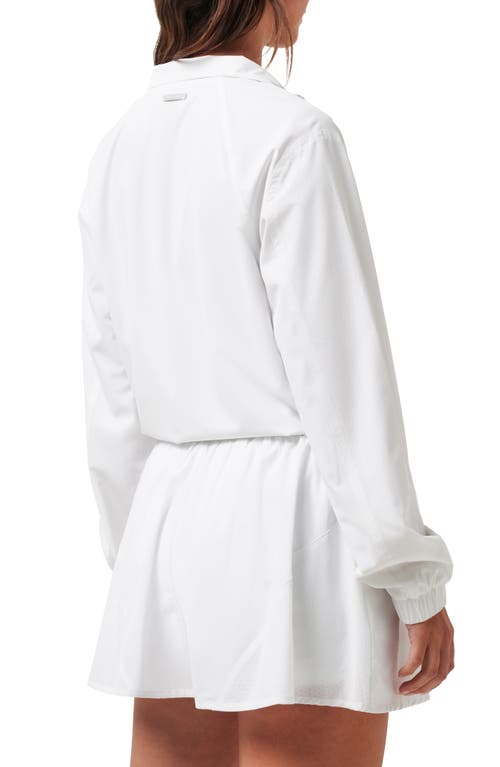 Travismathew Shifting Sands Zip Jacket In White