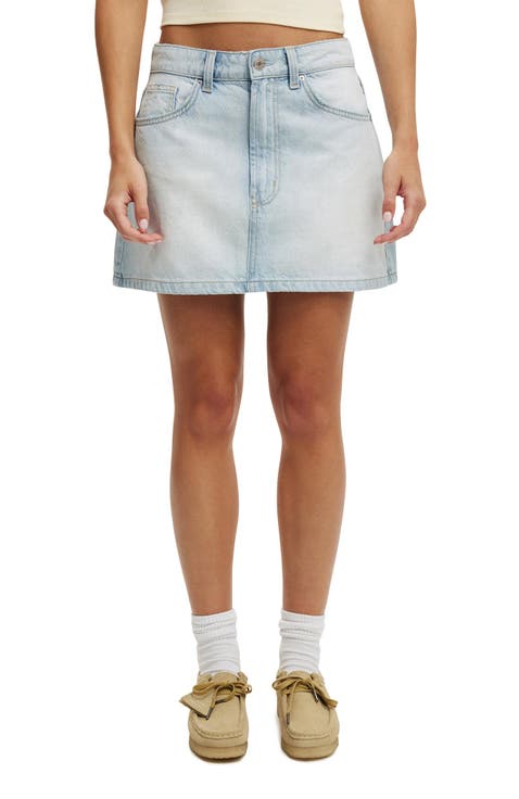 Women's Blue Mini Skirts | Nordstrom