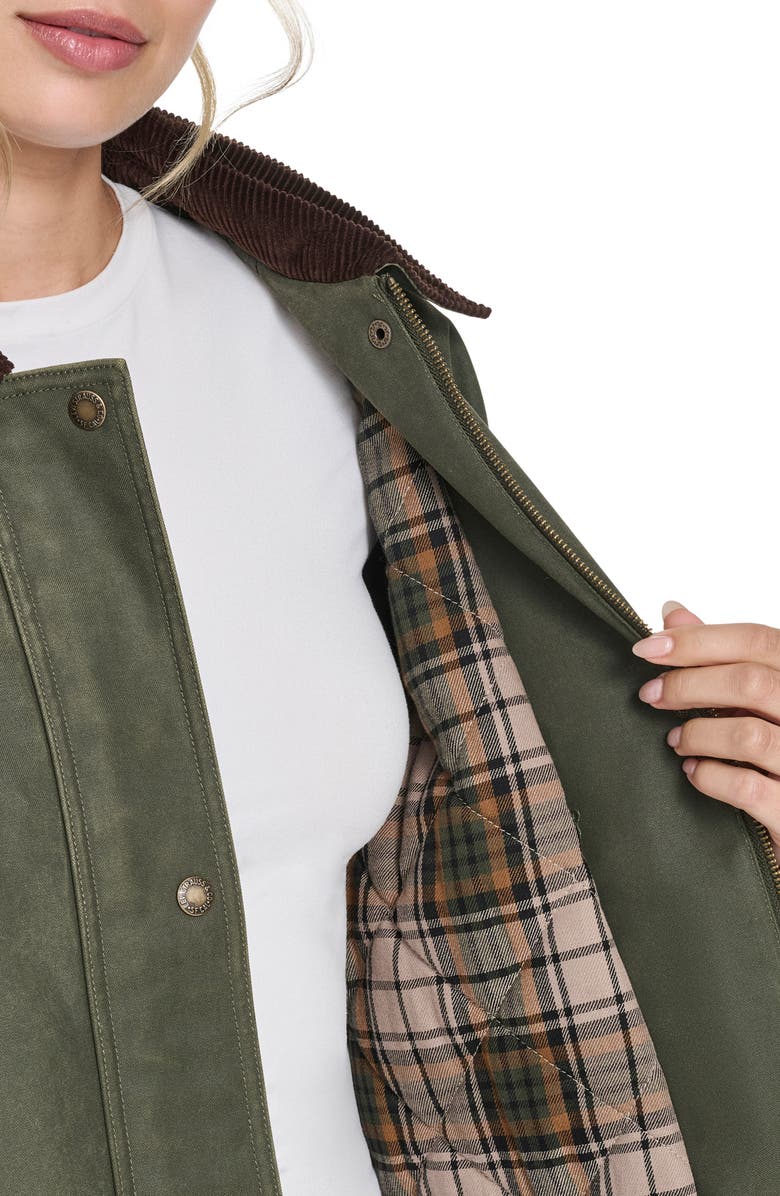 Levi's Extralong Barn Jacket, Alternate, color, Dark Olive