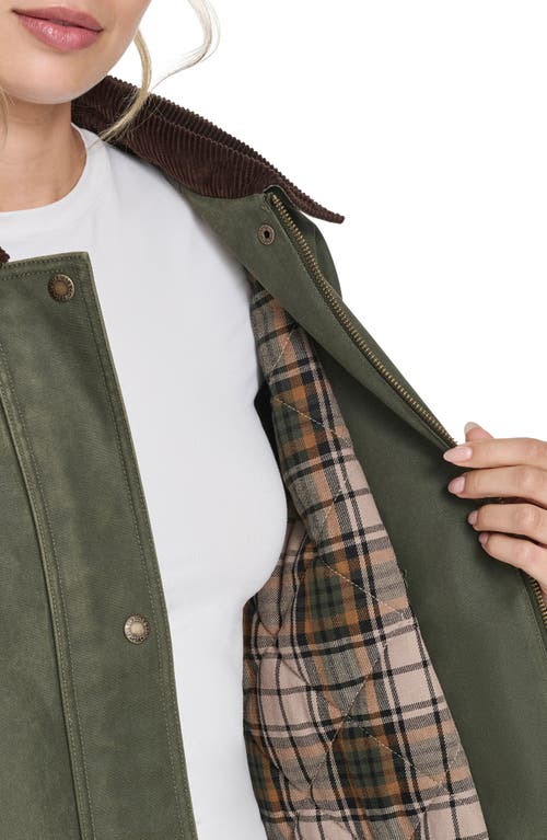 Levi's Extralong Barn Jacket In Green