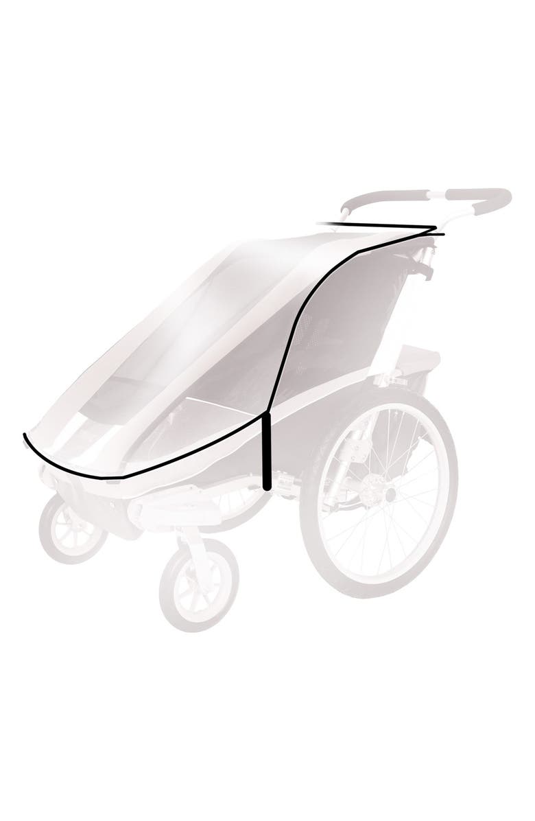 Thule Protective Rain Cover for Thule Chariot CX1/Chariot Cougar 1 Strollers, Main, color,