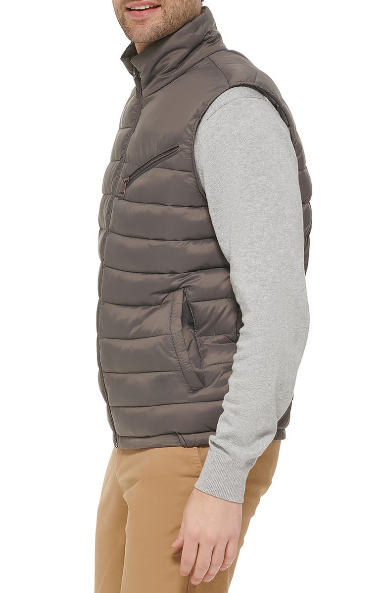 Cole Haan Signature Quilted Puffer Vest, Alternate, color, Charcoal