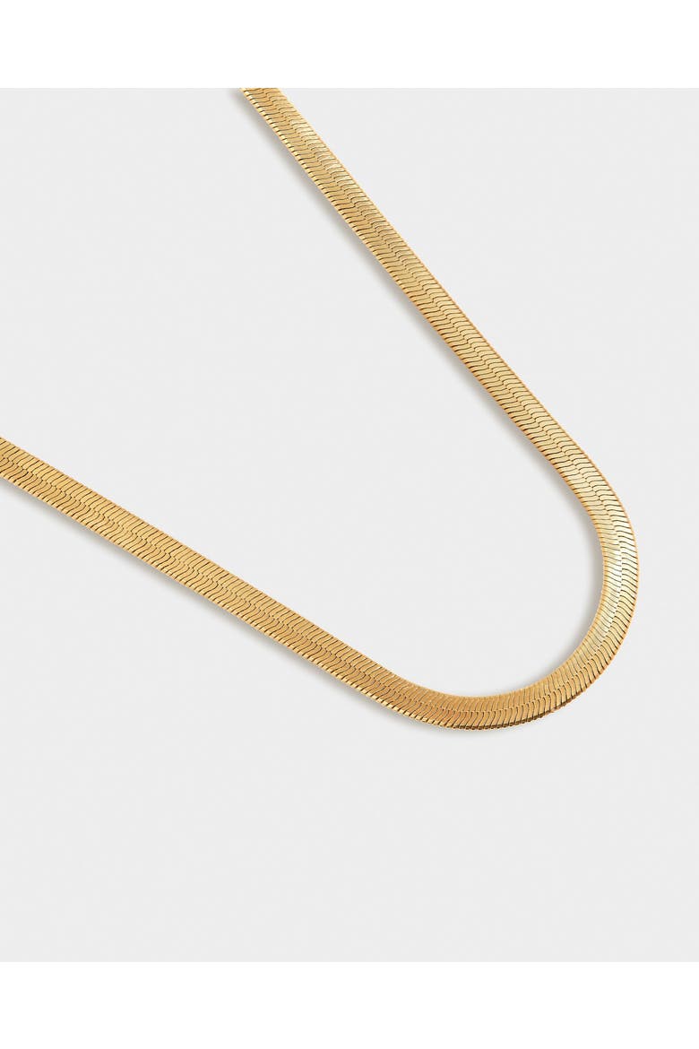 Ciana Waterproof Gold Snake Chain Necklace, Alternate, color, Gold