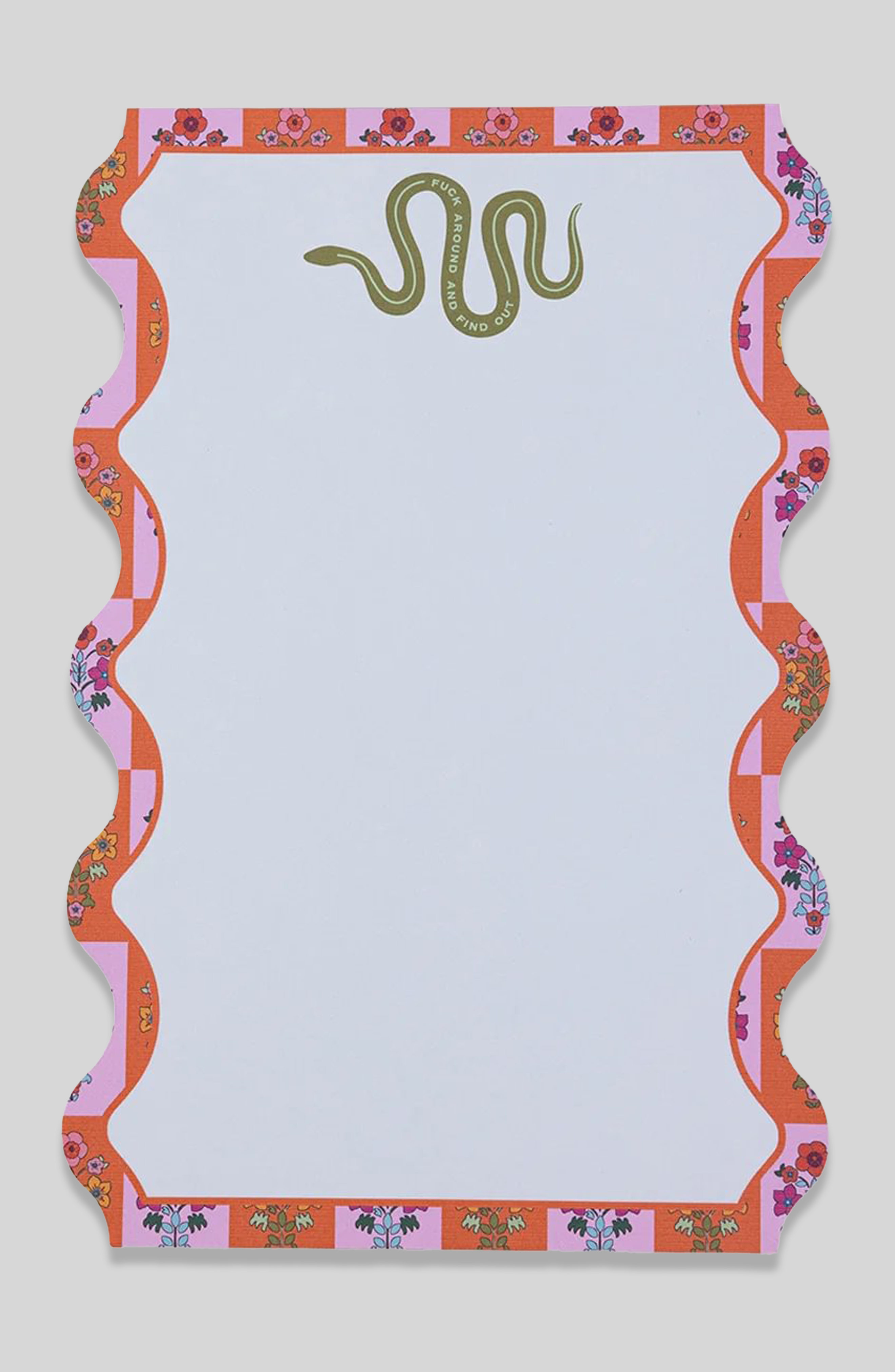 Furbish Notepad - FAFO in Multi, Orange, Green 