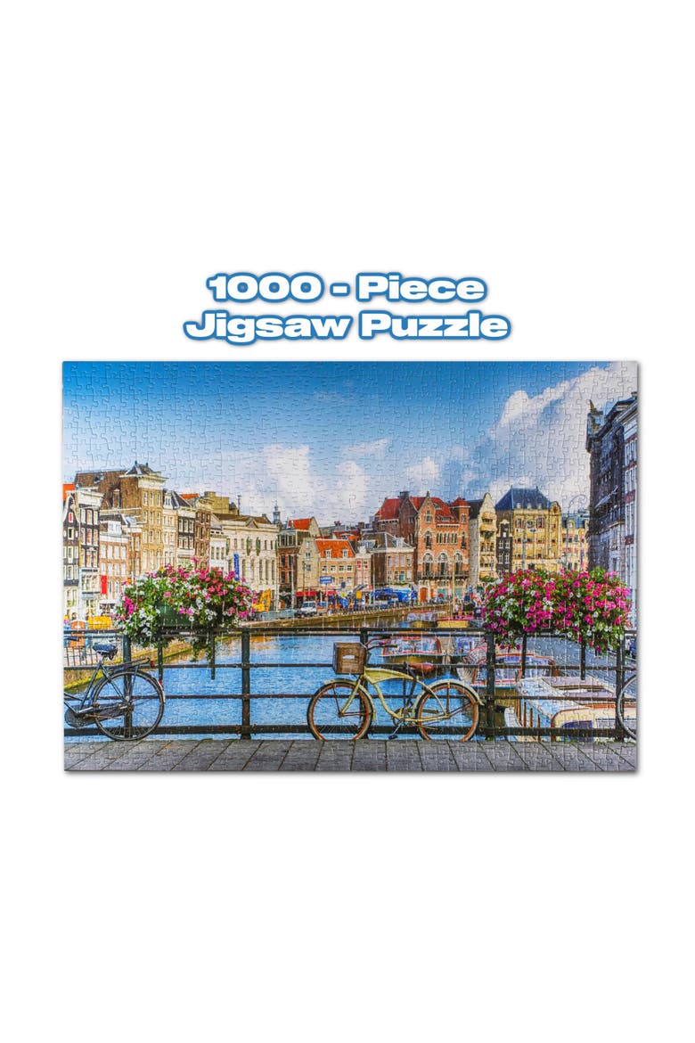Afternoon in Amsterdam City 1000 Piece Jigsaw Puzzle, Alternate, color, Multi-Color