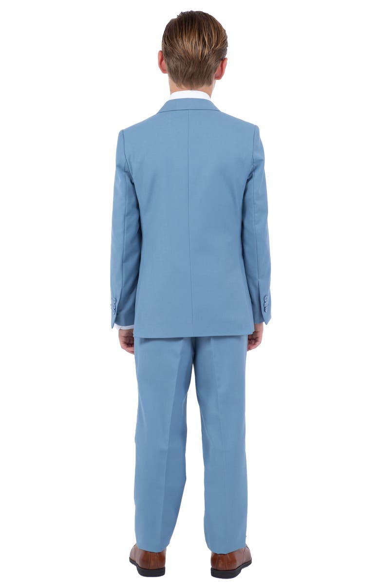 Perry Ellis Kids' Dusty Blue Five-Piece Suit, Alternate, color, Dusty Blue