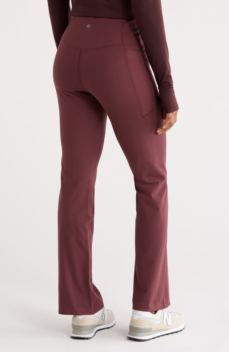 LAYER 8 Revive Flare Leggings, Alternate, color, Decadent Chocolate