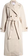 MANGO Angela Water Repellent Trench Coat