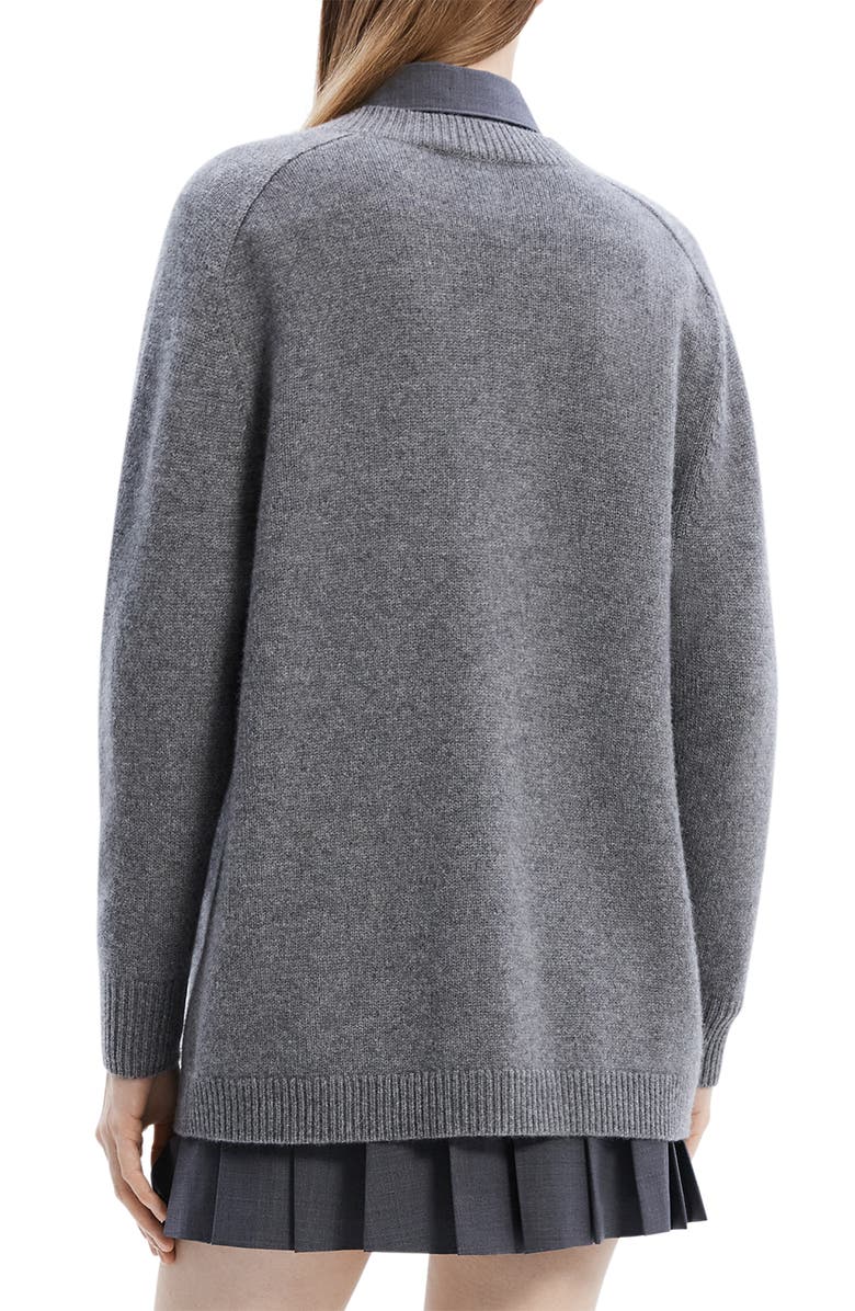Theory Karenia Neu Oversize Wool & Cashmere Sweater, Alternate, color,