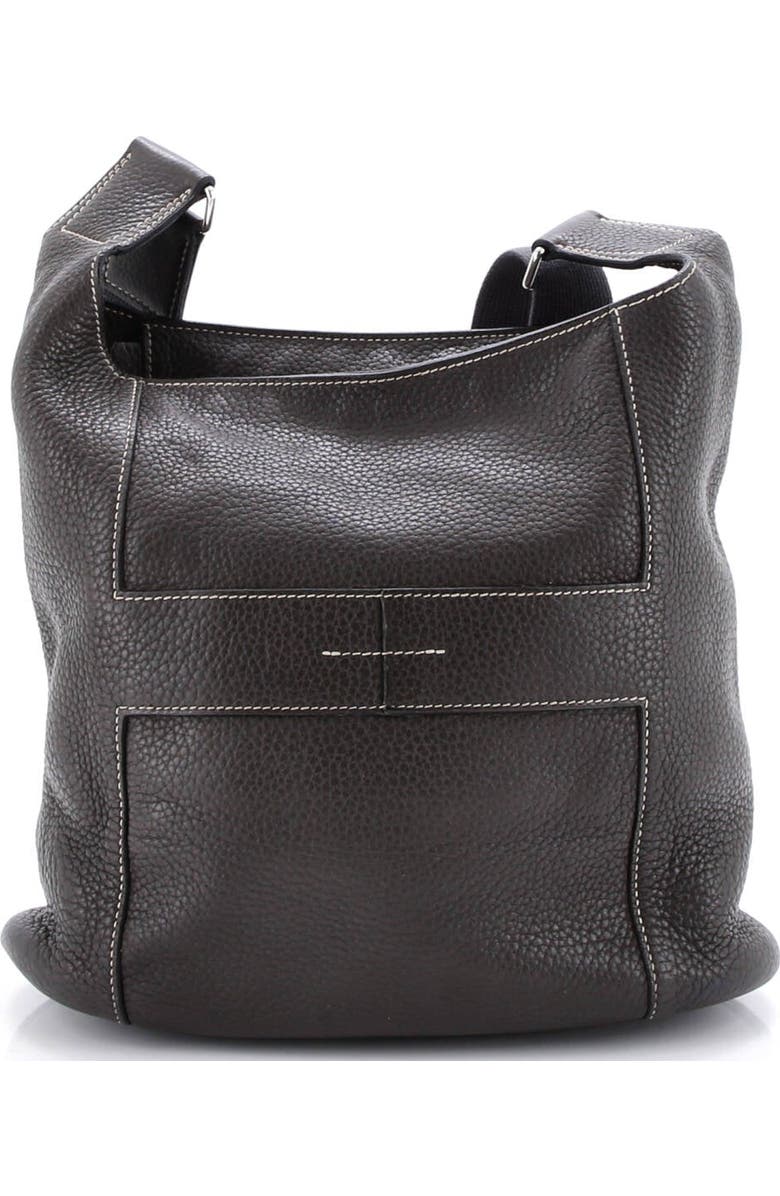 Pre-Owned Hermes Sac Good News Bag Leather PM, Alternate, color, Graphite