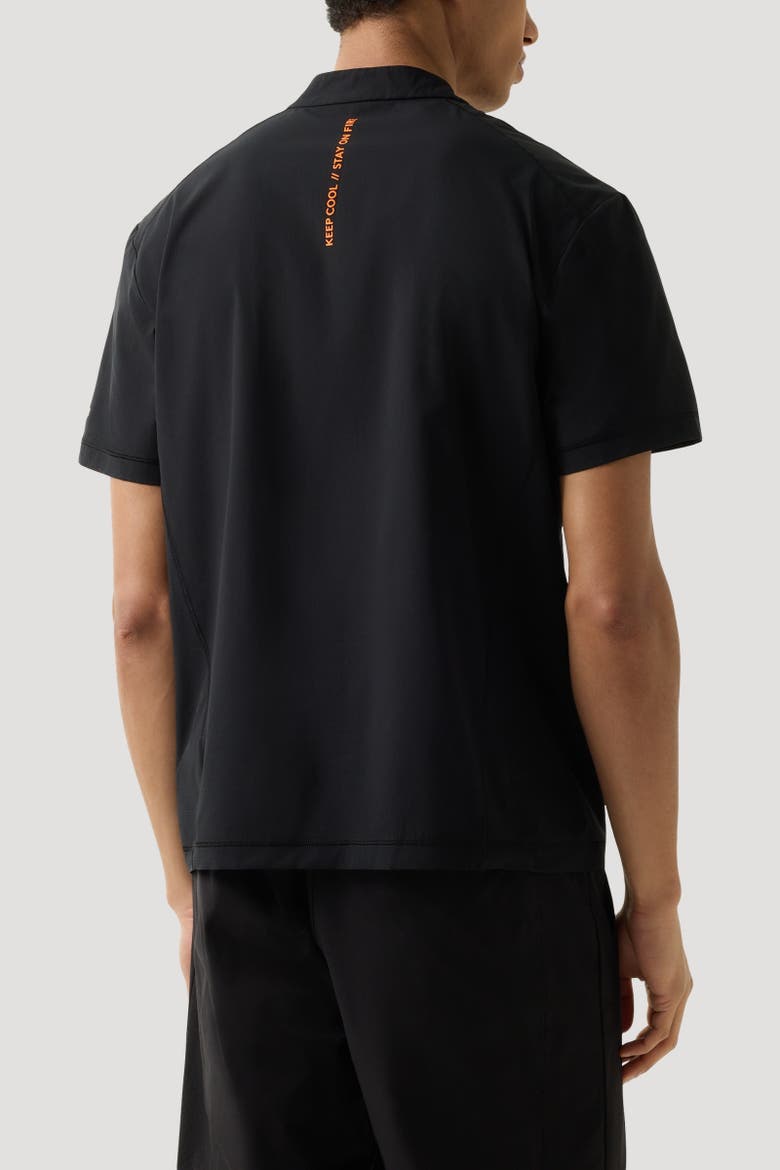 Aouli Performance Shirt, Alternate, color, Black