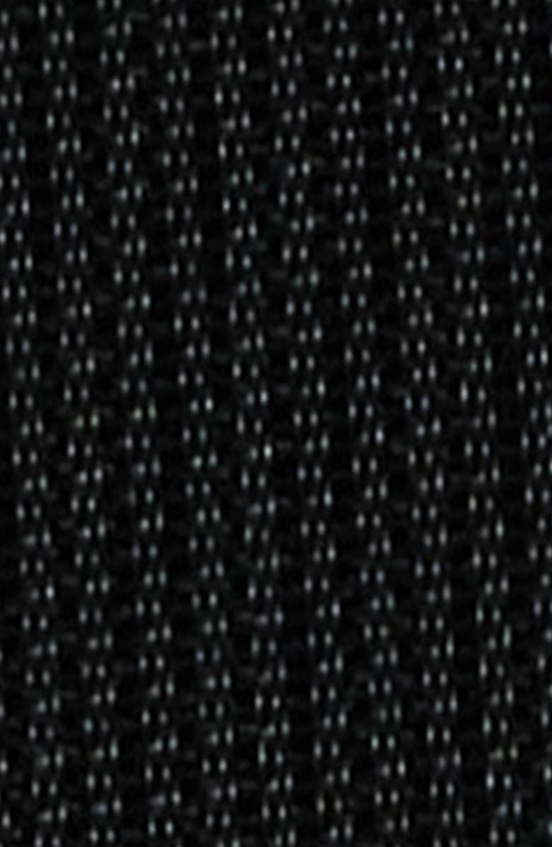 CeCe Metallic Floral Pleated Cocktail Dress, Alternate, color, Rich Black