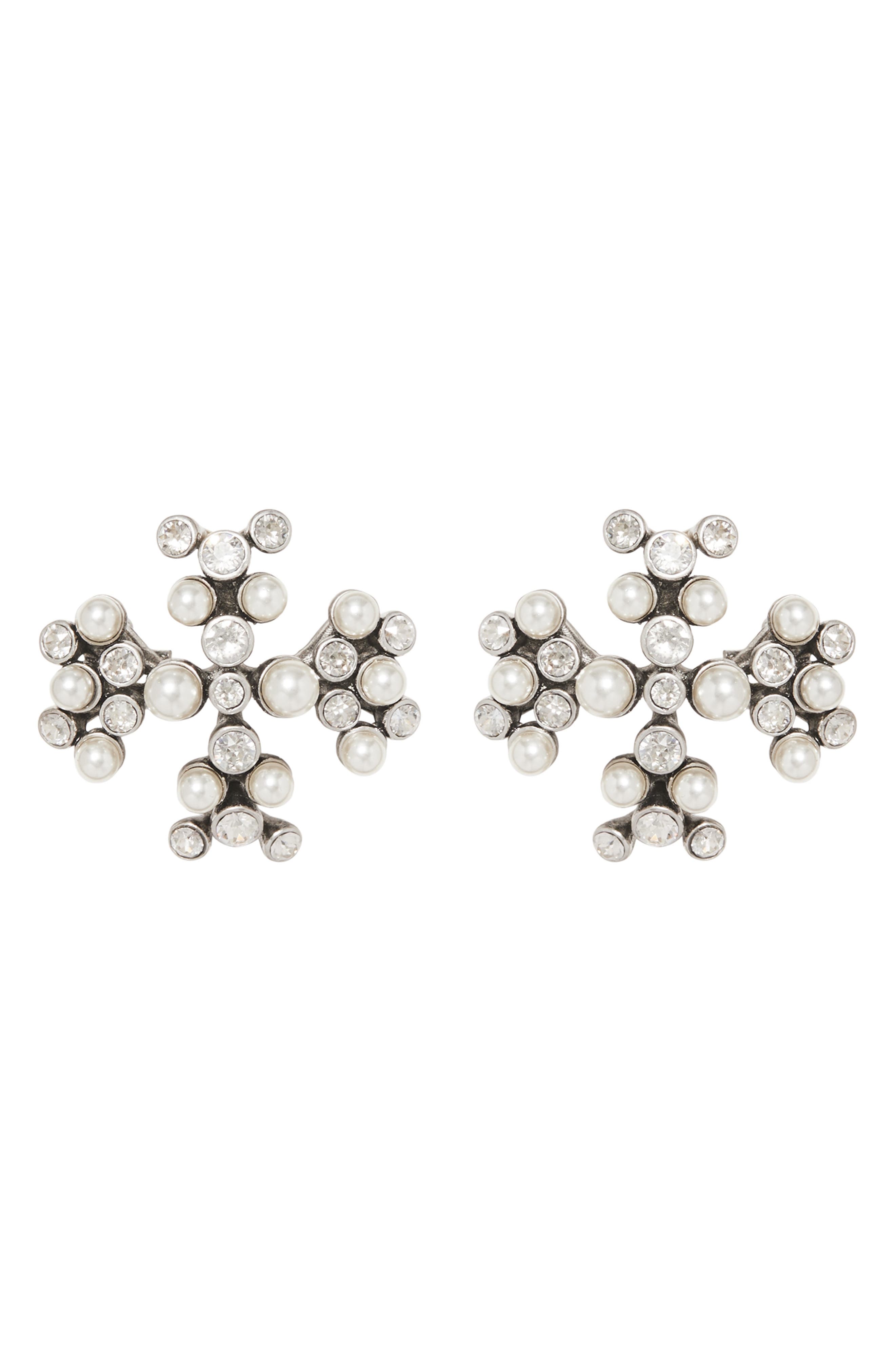 selected TORY SILVER / CREAM / CRYSTAL