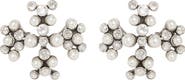 Tory Burch Moondance Imitation Pearl Logo Brooch