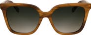 Longchamp Le Pliage 55mm Gradient Butterfly Sunglasses