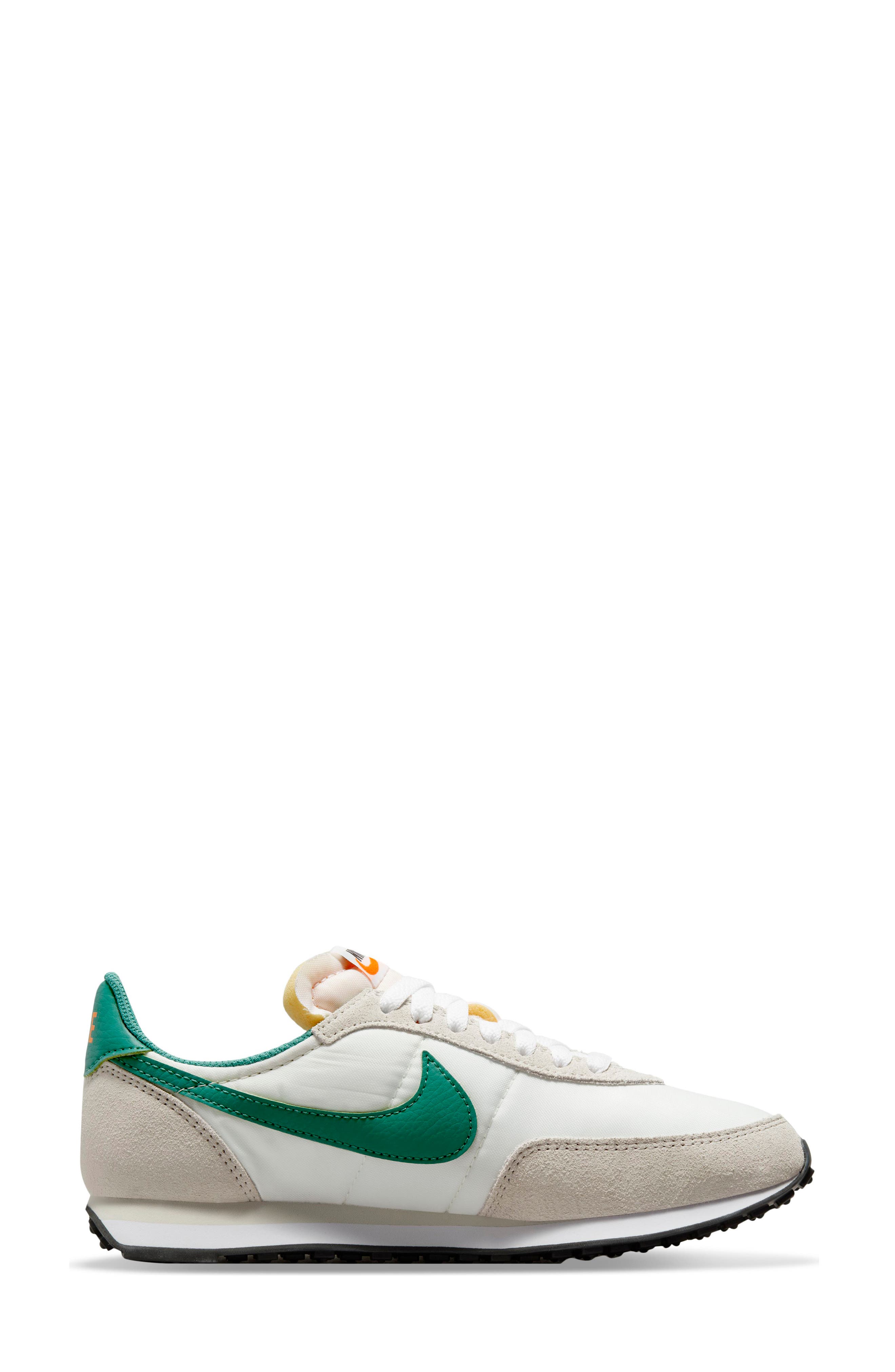 Waffle Trainer 2 Sneaker, Alternate, color, LIGHT BONE/ GREEN NOISE/ SAIL