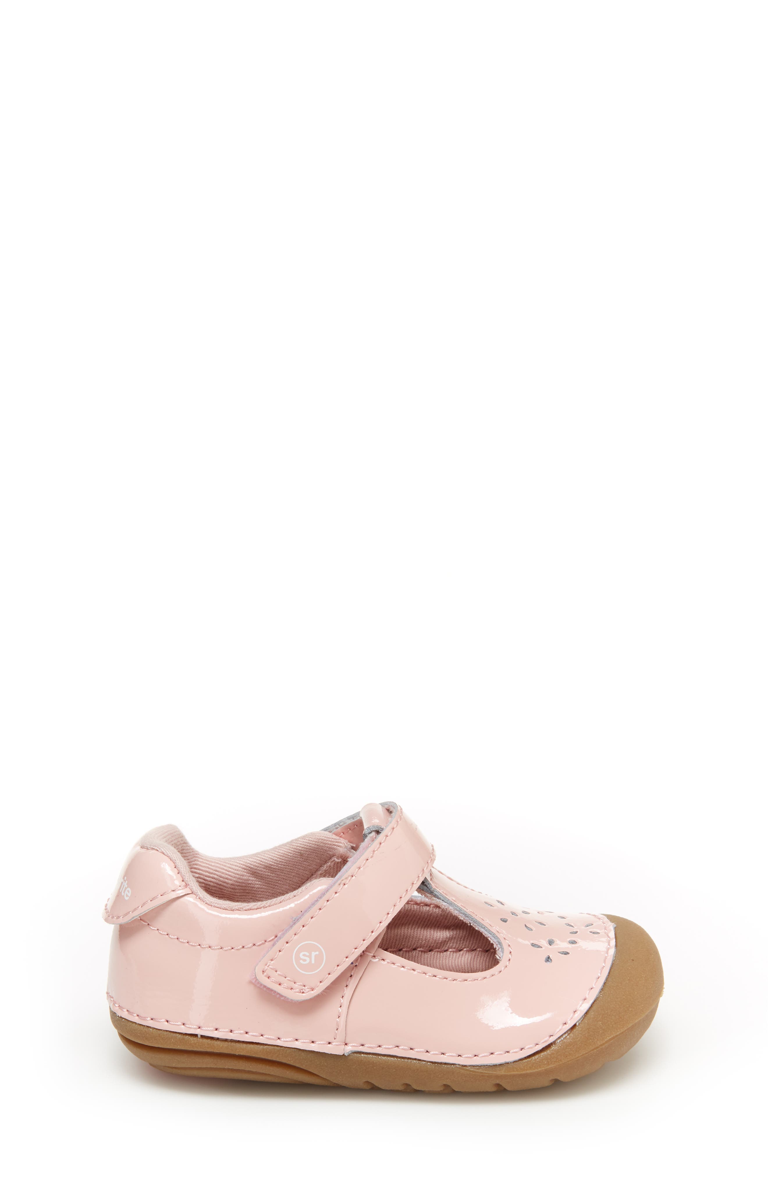 Soft Motion™ Amalie T-Strap Flat, Alternate, color, PINK