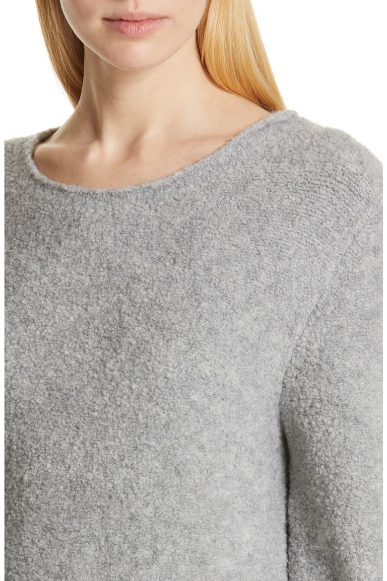 Bouclé Sweater, Alternate, color, GREY