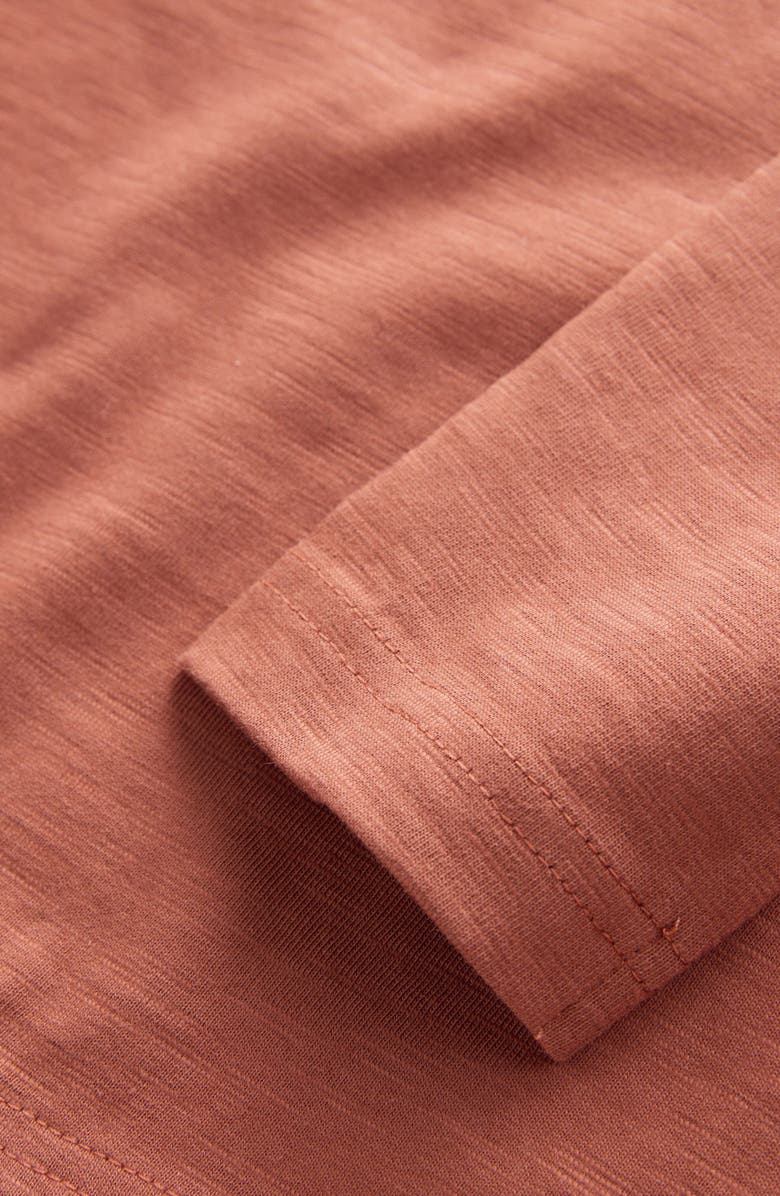 NEXT Kids' Animal Embellished Long Sleeve Cotton Graphic T-Shirt, Alternate, color, Rust Brown