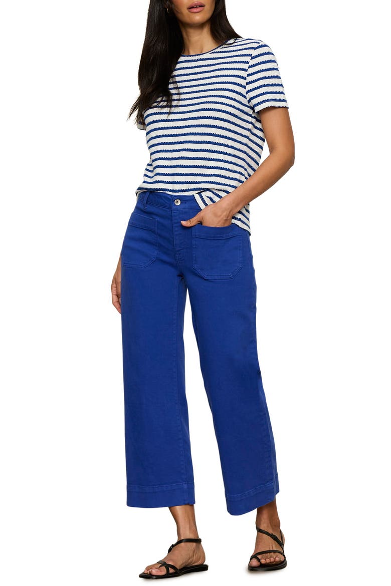 Perfect Texture Stripe Tee, Alternate, color, RIVIERA ST