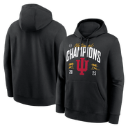 Nike Men's Black Indiana Hoosiers College Football Playoff 2025 National Champions Locker Room Replica Hoodie