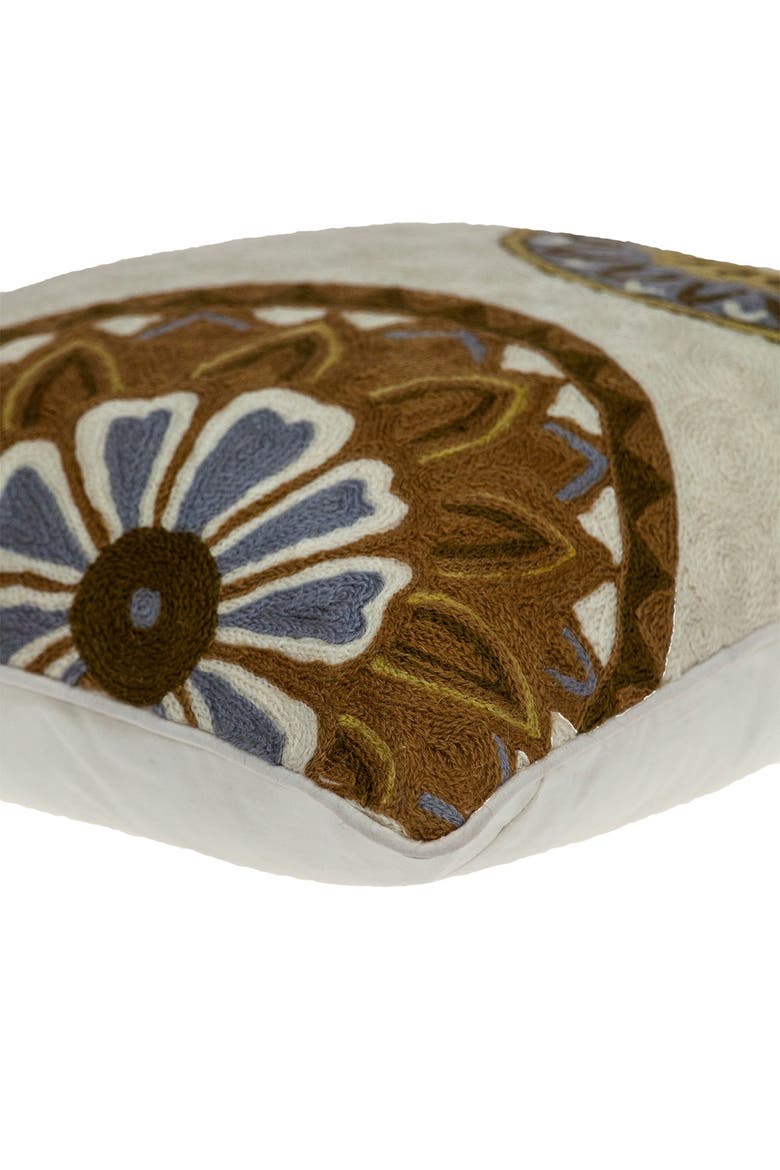 Klover Beige Throw Pillow, Alternate, color, BEIGE