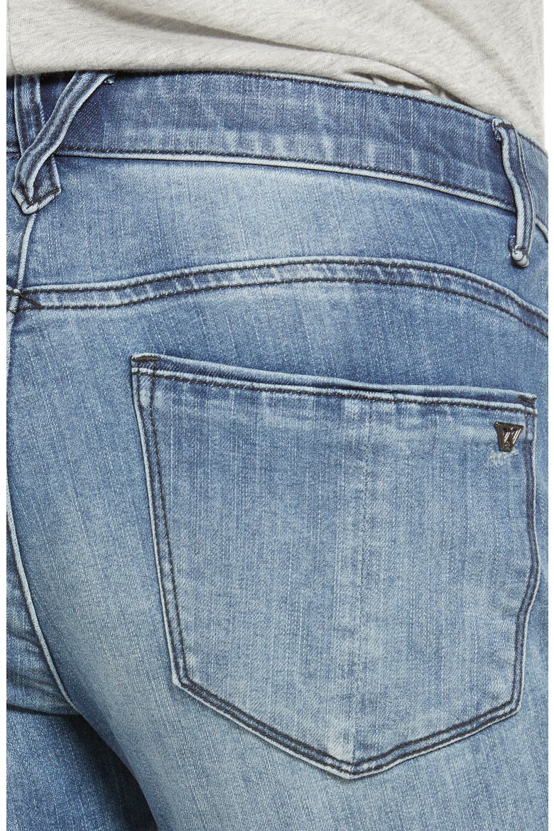 'Ab'Solution Girlfriend Jeans (Nordstrom Exclusive), Alternate, color, BLUE