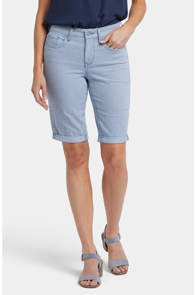 Briella Roll Cuff Shorts, Main, color, MERIDA STRIPE