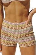 VICI Collection Capri Calling Crochet Shorts