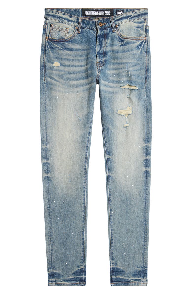 Billionaire Boys Club Trek Slim Fit Ripped Jeans, Alternate, color, 