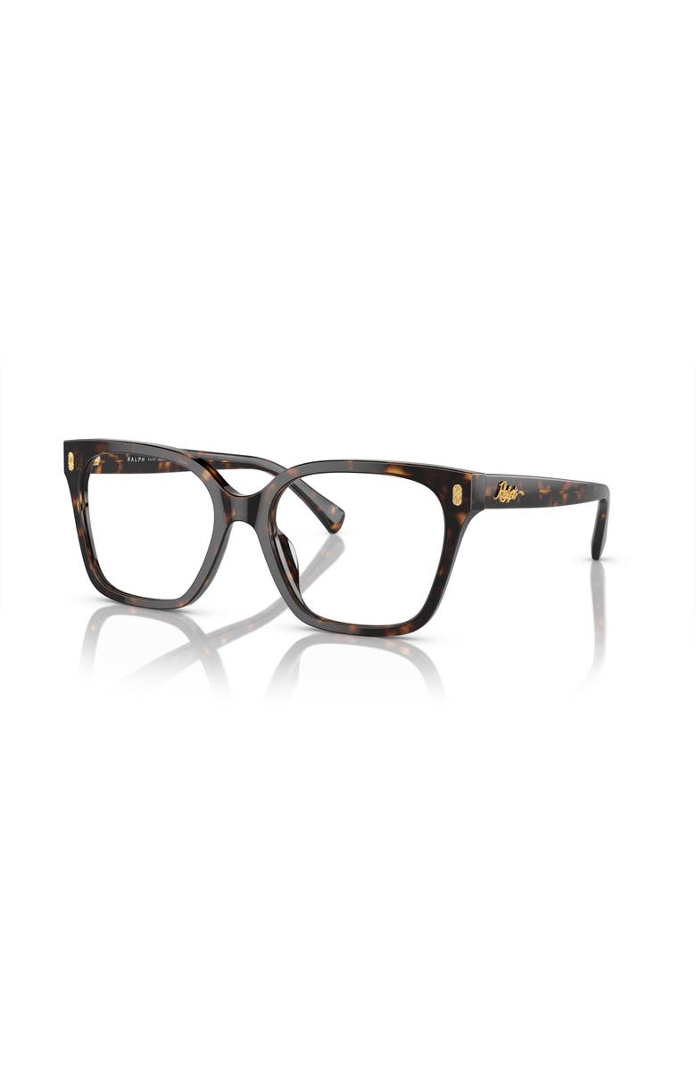 RALPH 53mm Square optical glasses, Main, color, Tortoise